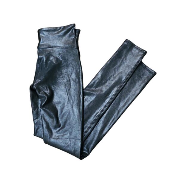 SPANX Faux Leather Legging Black Size Small - Picture 5 of 7